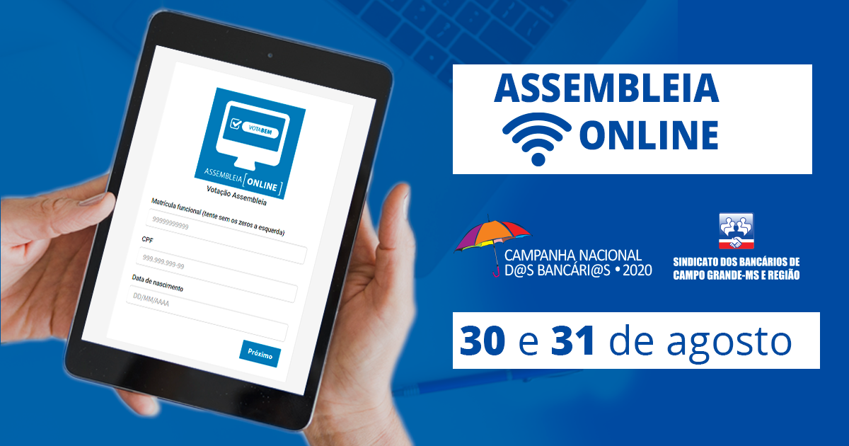 Assembleia geral hoje, às 17h30, avalia proposta da Fenaban - Sindban